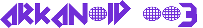 Arkanoid logo for Commodore 64